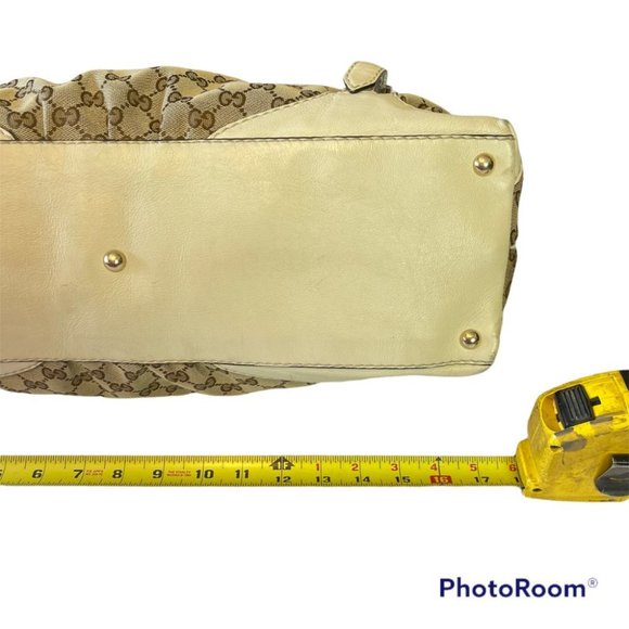 Gucci Monogram Horsebit NailBoston Off White - Picture 12 of 13